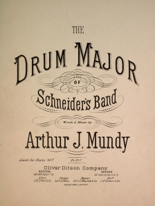 The Drum Major of Schneider's Band
