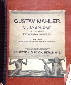 The score for Mahler's Symphony no. 7 used by Frederick Stock for the U.S. premiere